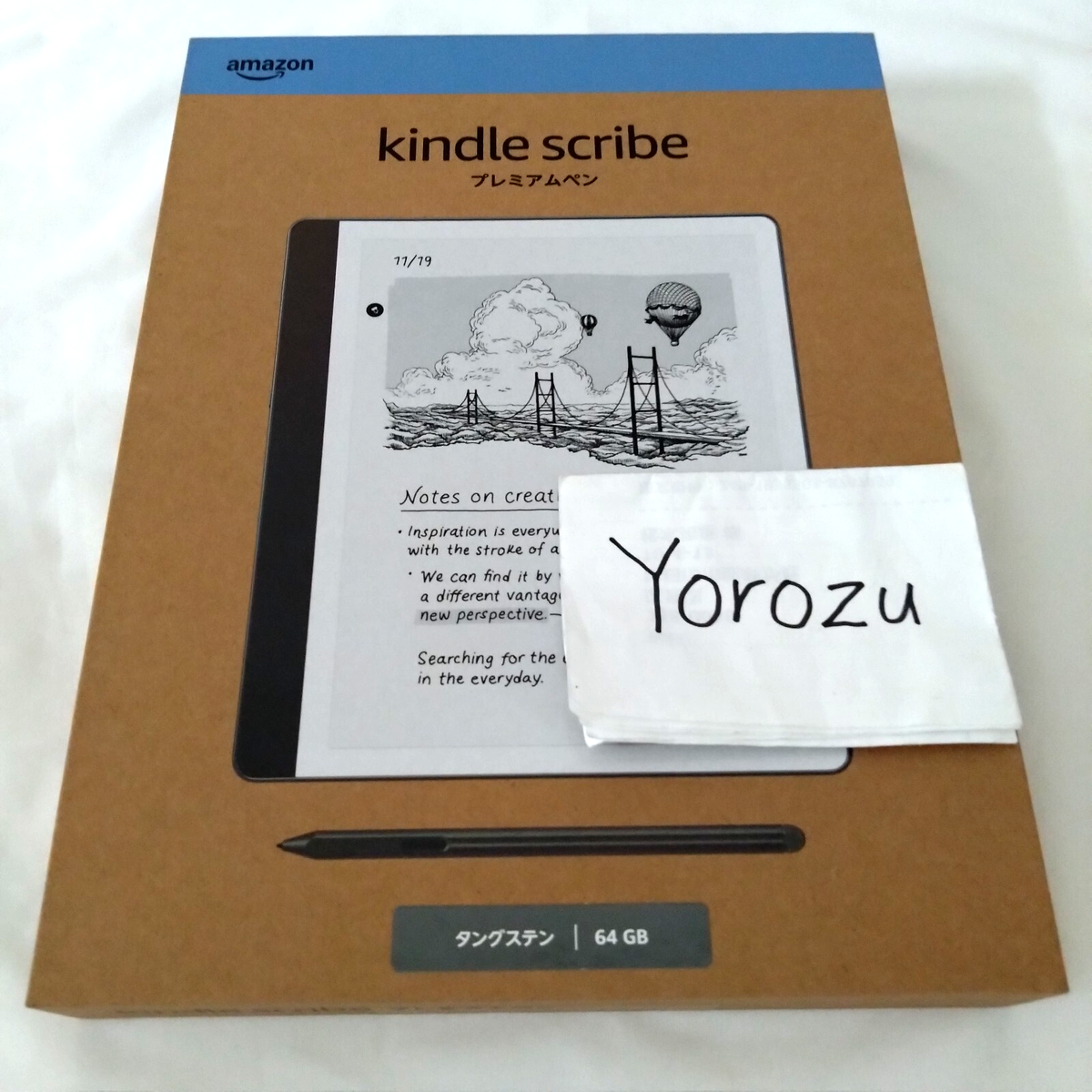 Amazon New Kindle Scribe 64 GB 2024 Tungsten Notebook Design 10.2