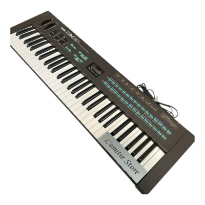 Yamaha DX-21 FM Digital Keyboard Synthesizer 61Key Black Musical