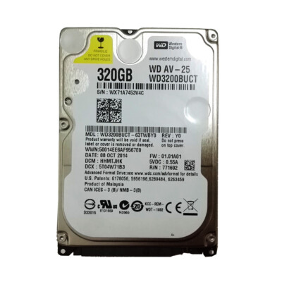 Western Digital AV-25 320GB WD3200BUCT 5400RPM SATA 2.5