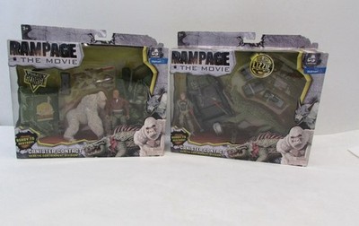 Lot of 3 Lanard Rampage Movie Big City Brawl LIZZIE Ralph George