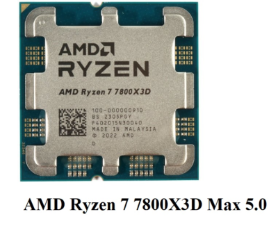 Tray AMD Ryzen 7 7800X3D AM5 CPU 8-Core 120W 5.0GHz TSMC 5nm