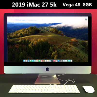 2019 iMac 27 5K| 3.6 GHz 8-Cores i9 | 2TB PCIe+2TB SSD | 64GB RAM