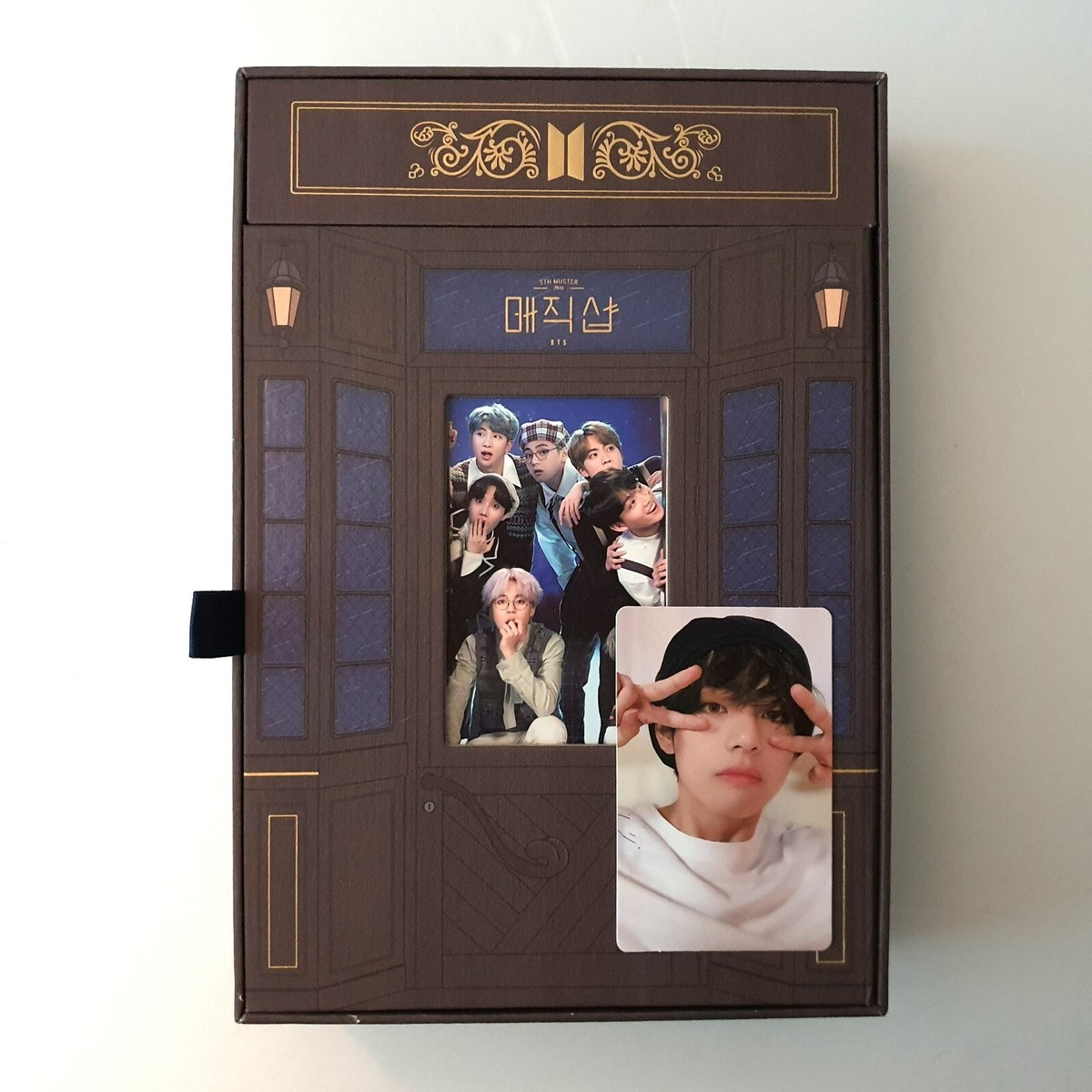 BTS Official 5th Muster Magic Shop DVD Full Set V Photocard + Free