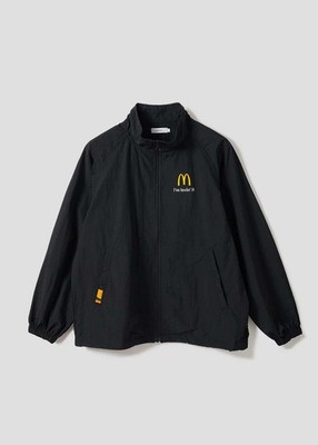 Graniph] McDonald's Big Mac | Nylon jacket, black, Size SS~XL From