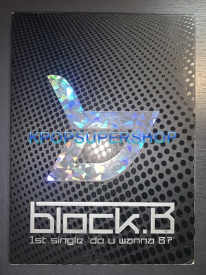 Block B 1st Digital Single Album Do U Wanna B? CD Photobook Ultra