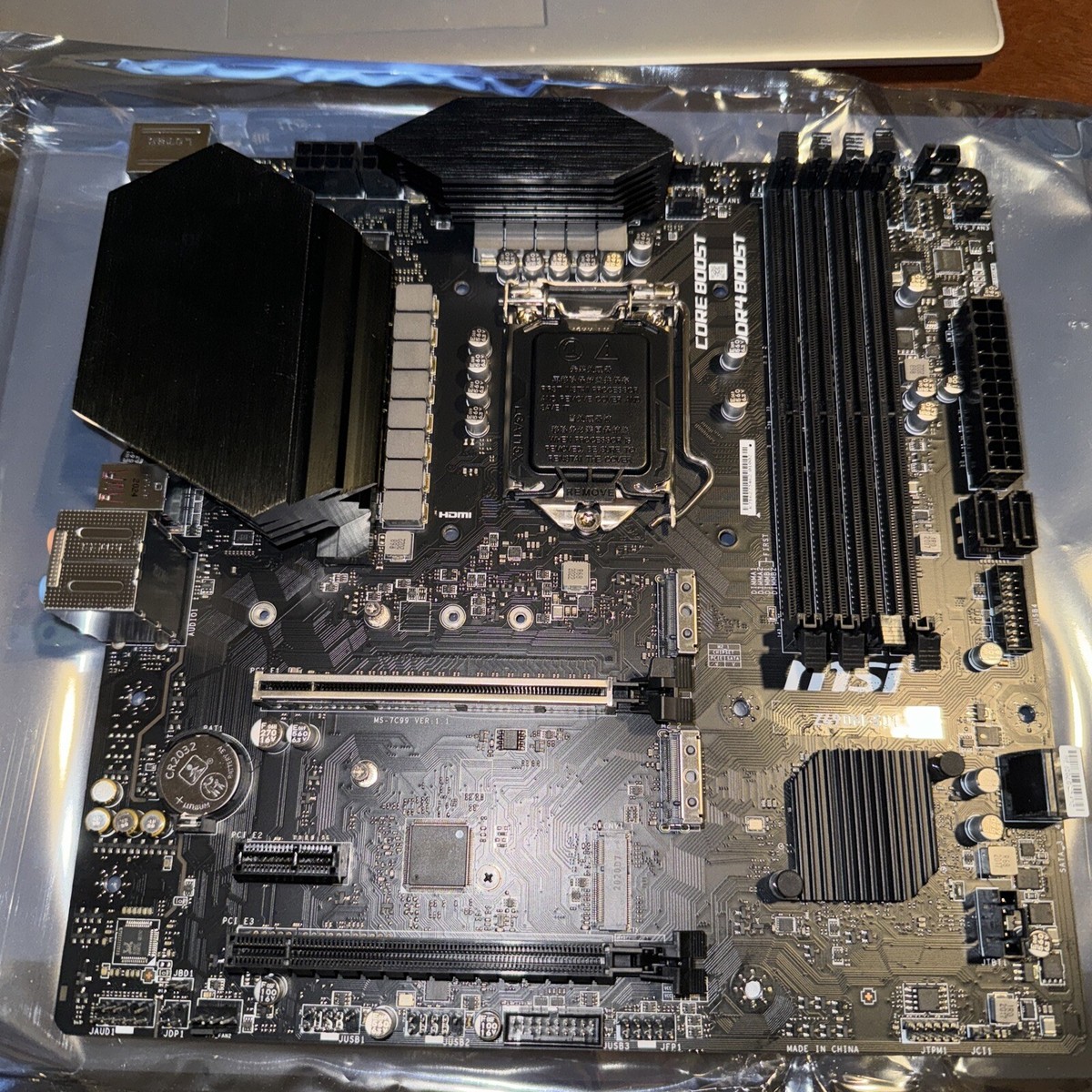 MSI Z490M-S01 motherboard Z490 LGA1200 10th Gen 4*DDR4 HDMI+DP M