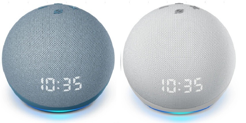 Amazon Echo Dot 4th Gen 2020 Smart Speaker with CLOCK Alexa WiFi