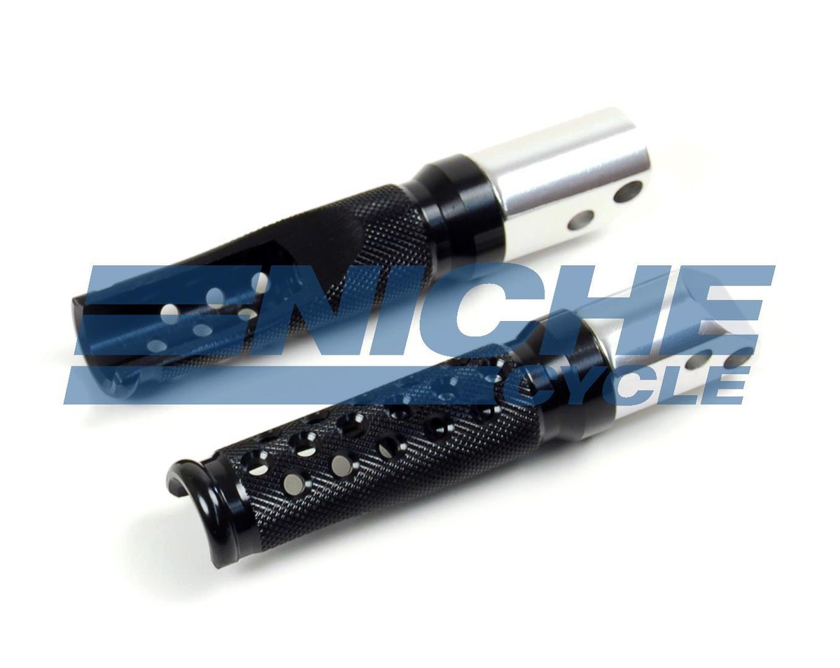 Honda CBR600F4i 2001-2005 Front Black Slash Cut Billet Race Foot