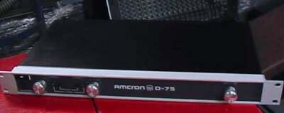 Crown/Amcron D-75 Power Amplifier. Extremely Rare! Mint! | eBay
