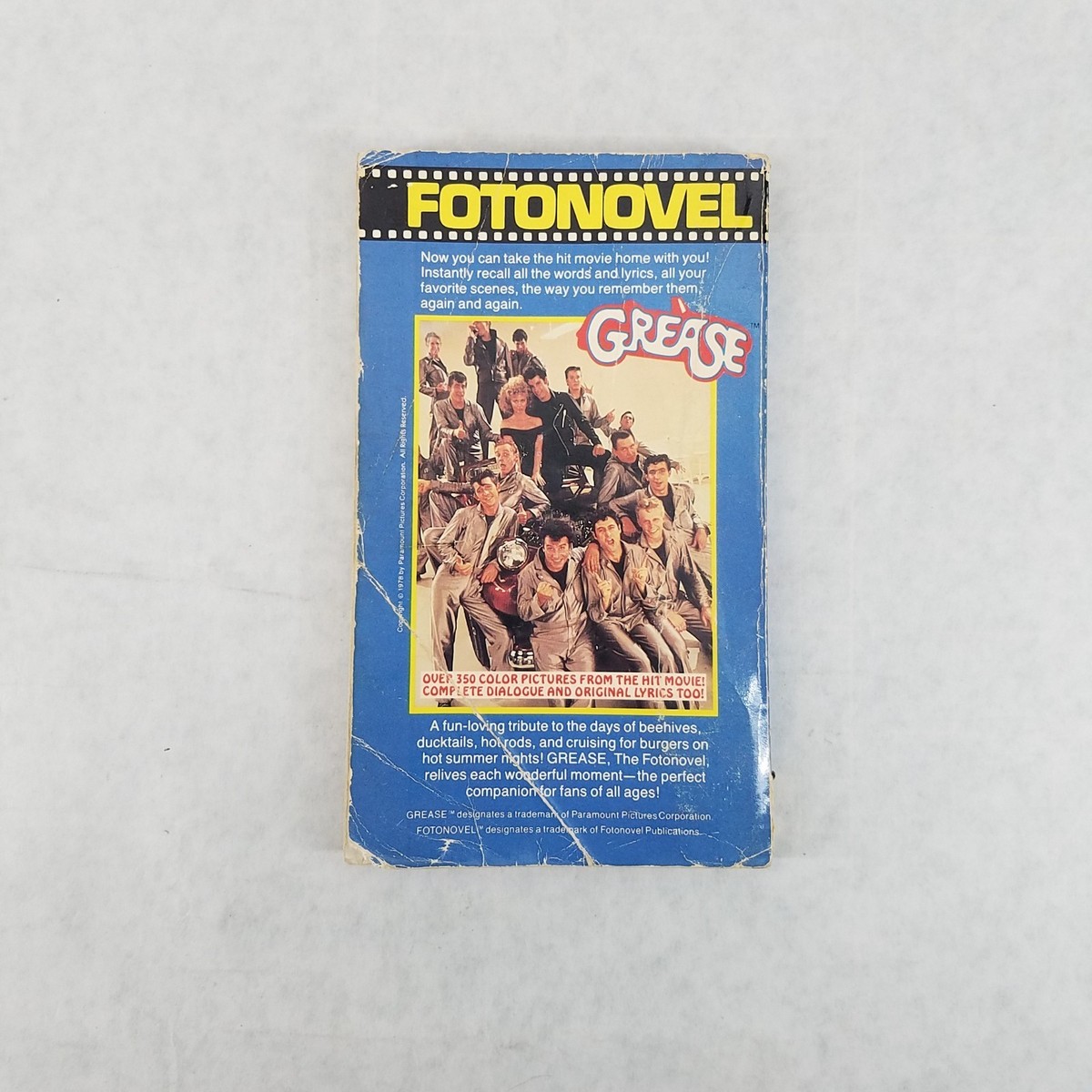 Grease The Fotonovel 1st Edition 1978 for sale online | eBay