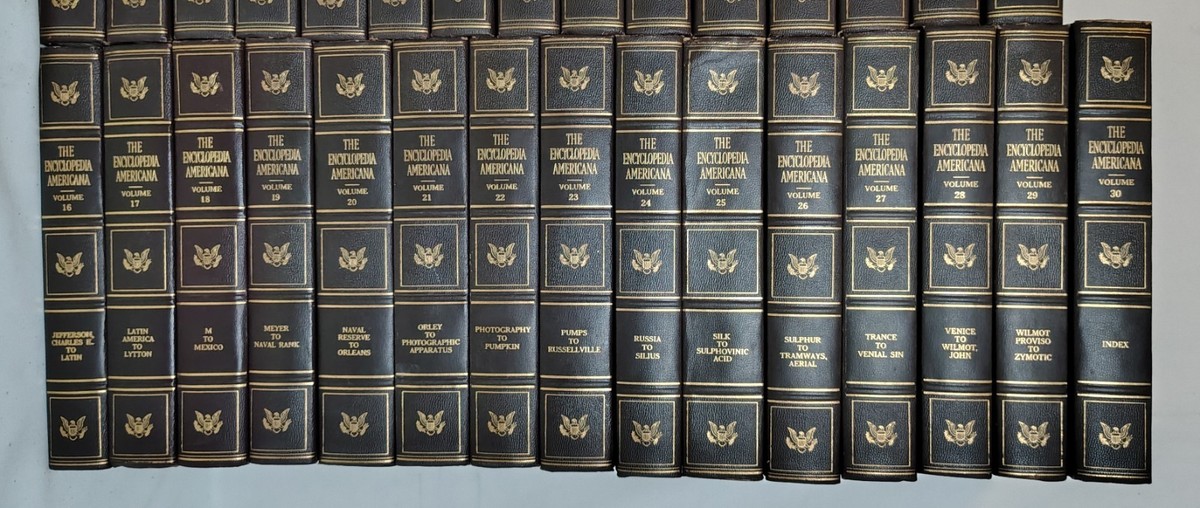 The Encyclopedia Americana 1962 Edition Complete Set 30 Volumes | eBay