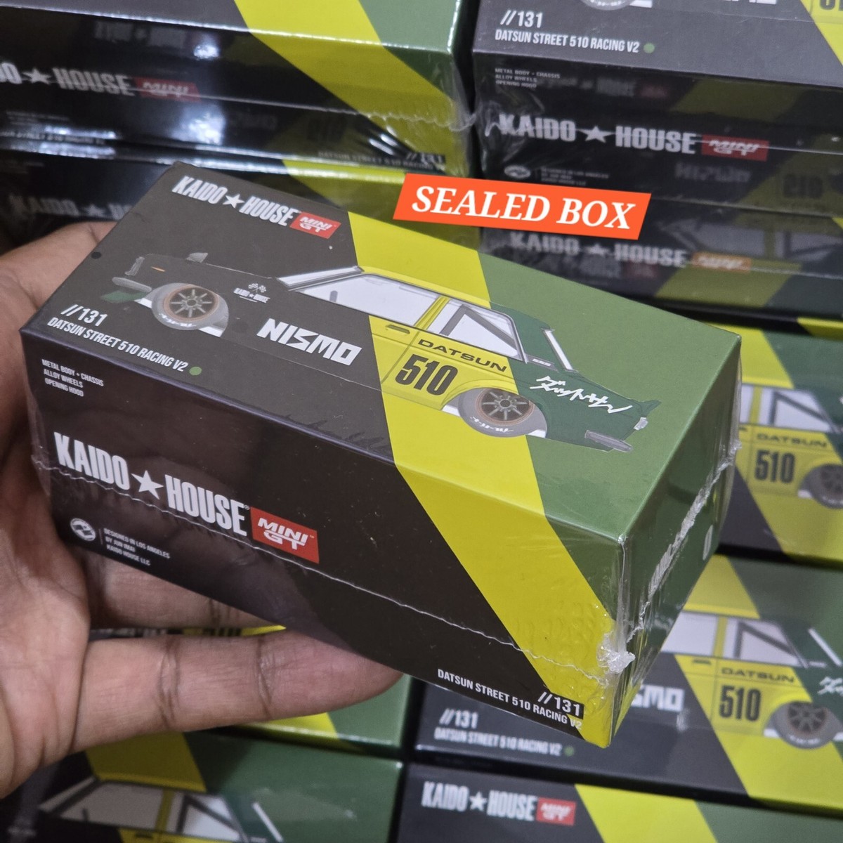 SEALED BOX KAIDO HOUSE x MINI GT DATSUN STREET 510 RACING V2