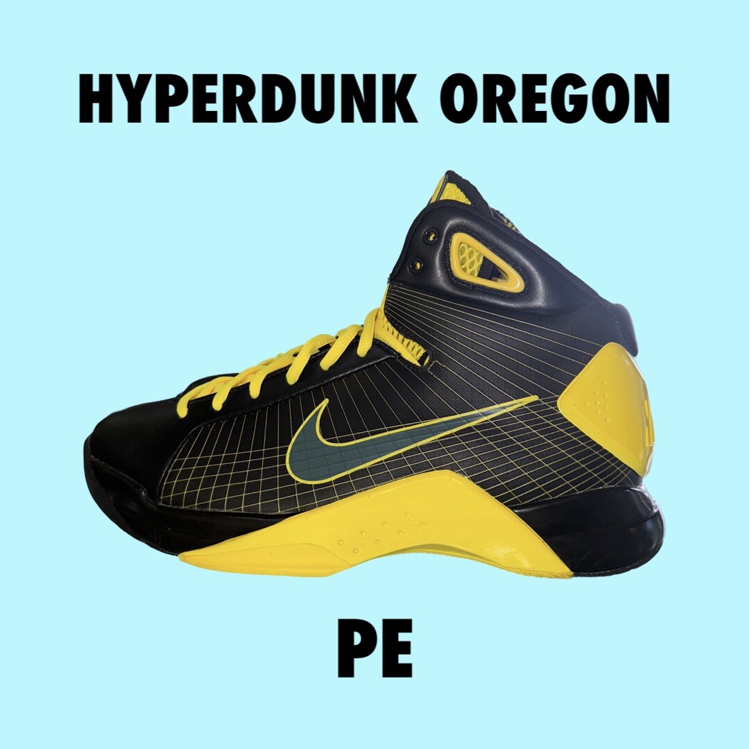 2008 Nike Basketball Hyperdunk Oregon Ducks Player Edition Size 10