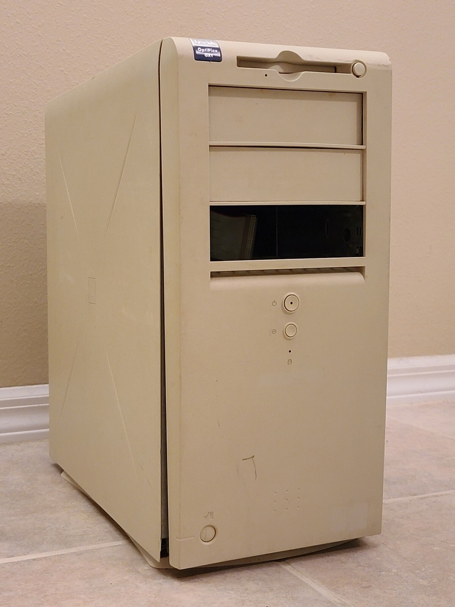 Vintage Dell OptiPlex GX1 Tower - Pentium II Relic for Retro