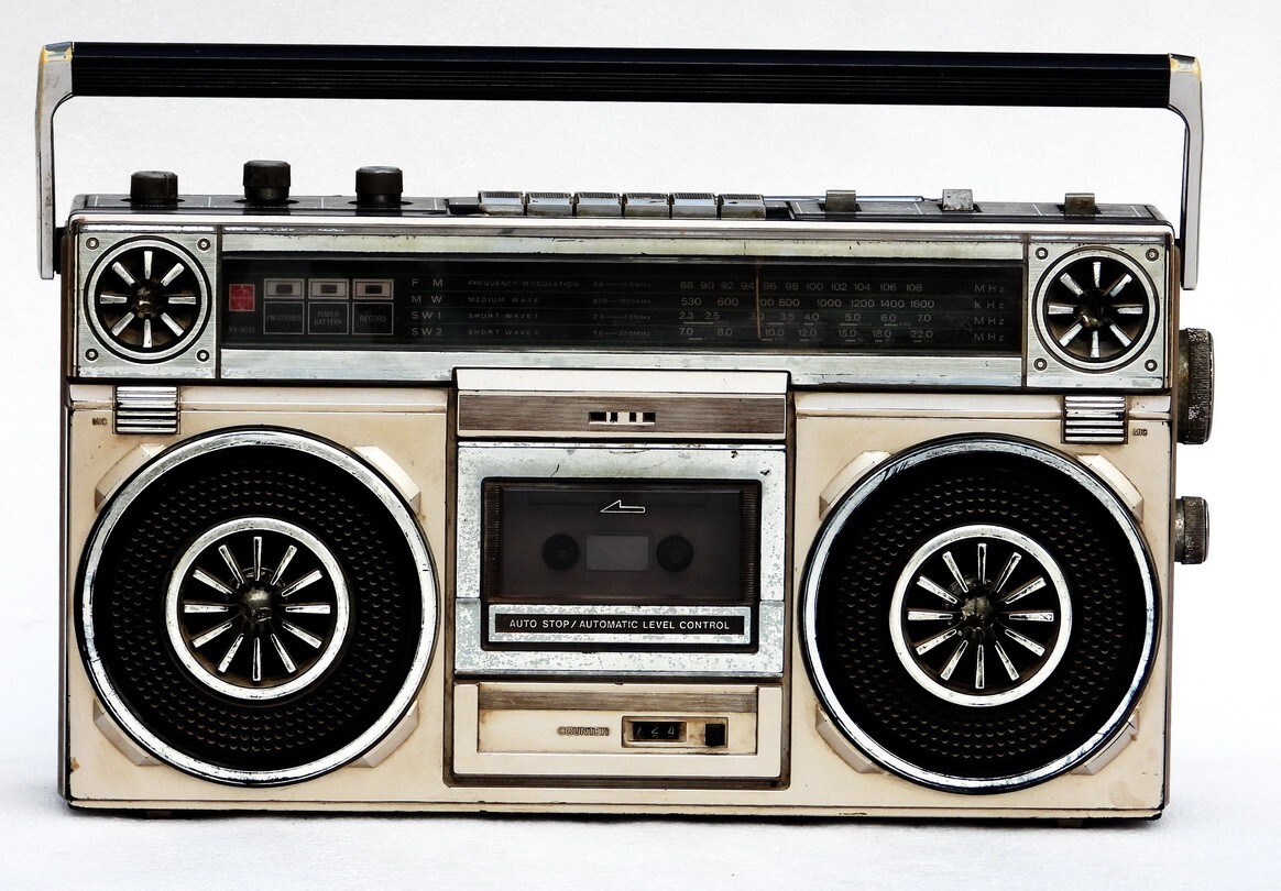 RARE LARGE VINTAGE NATIONAL PANASONIC JAPAN TAPE CASSETTE RADIO