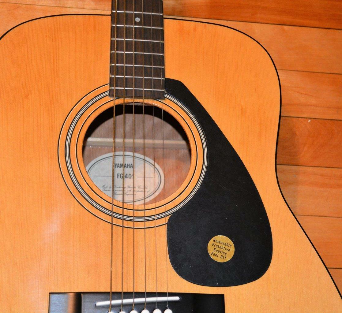 NEW Yamaha FG-401 Full size 6 string Natural Color Acoustic Guitar