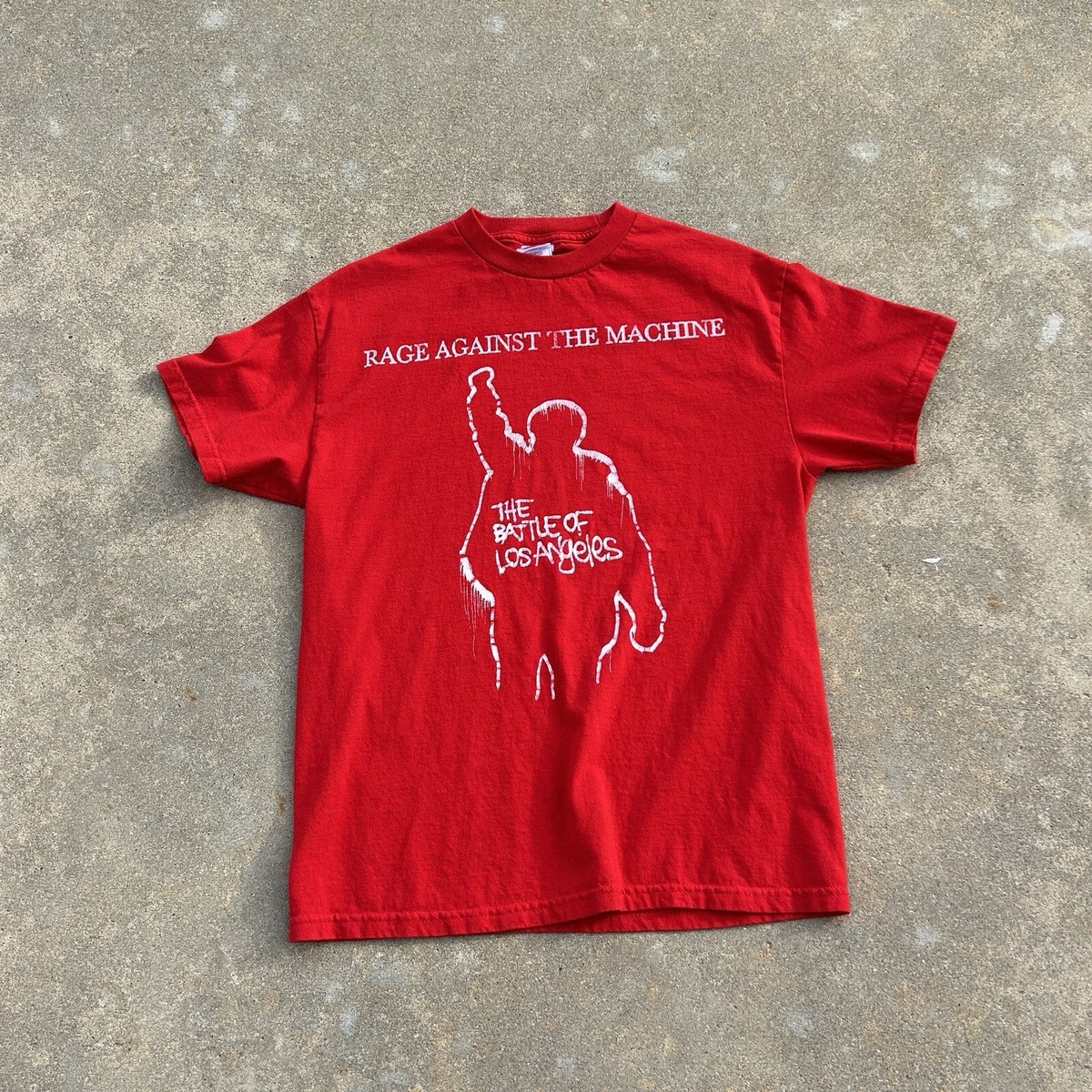 Vintage 2007 Rage Against The Machine Battle of Los Angeles Red