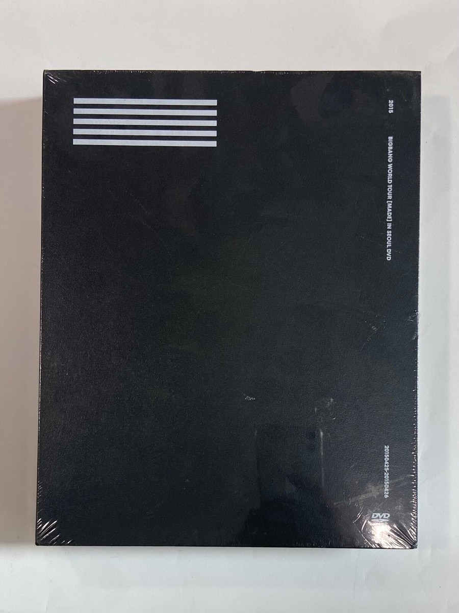 FACTORY SEALED] 2015 BIGBANG WORLD TOUR MADE IN SEOUL DVD (3 DISC