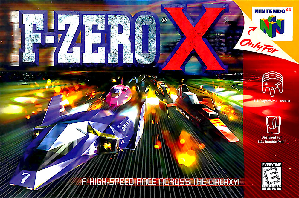 F-Zero X Nintendo 64 N64 BOX ART Premium POSTER MADE IN USA