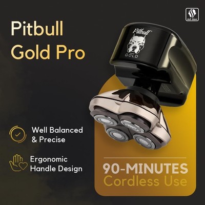 Skull Shaver Pitbull Gold PRO GX5 Electric Head Face Shaver for
