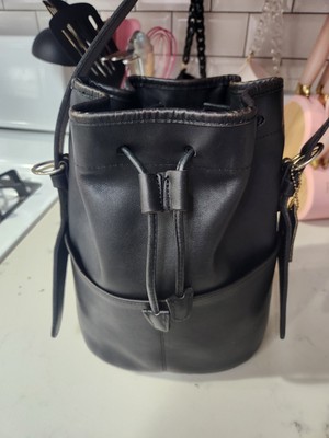 Vintage Coach Drawstring Equestrian Bucket Bag 1997 | eBay