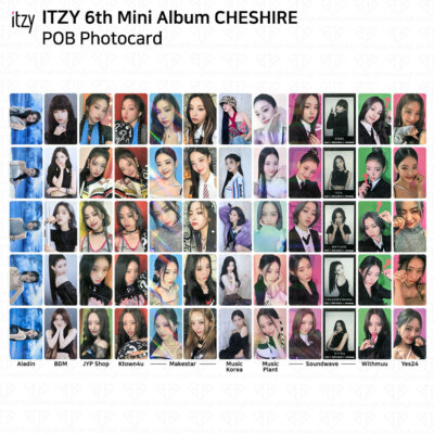 ITZY 6th Mini Album Cheshire Official Photocard POB Al BDM JYP MS