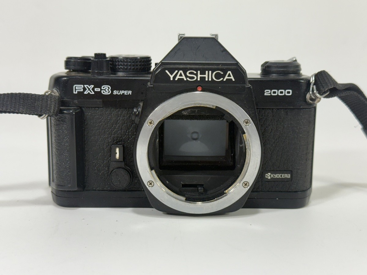 Yashica FX-3 SUPER 2000 Kyocera 35mm Film SLR Camera Body ~ Made