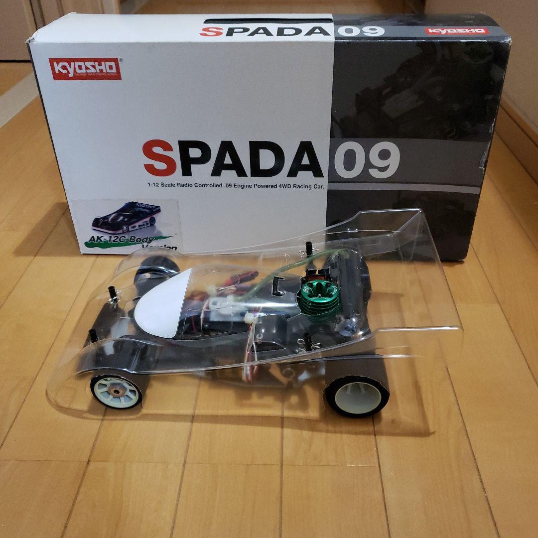 1/12 Kyosho Spada 09 Rc Car 2-Speed Never Run Nitro Engine On-Road