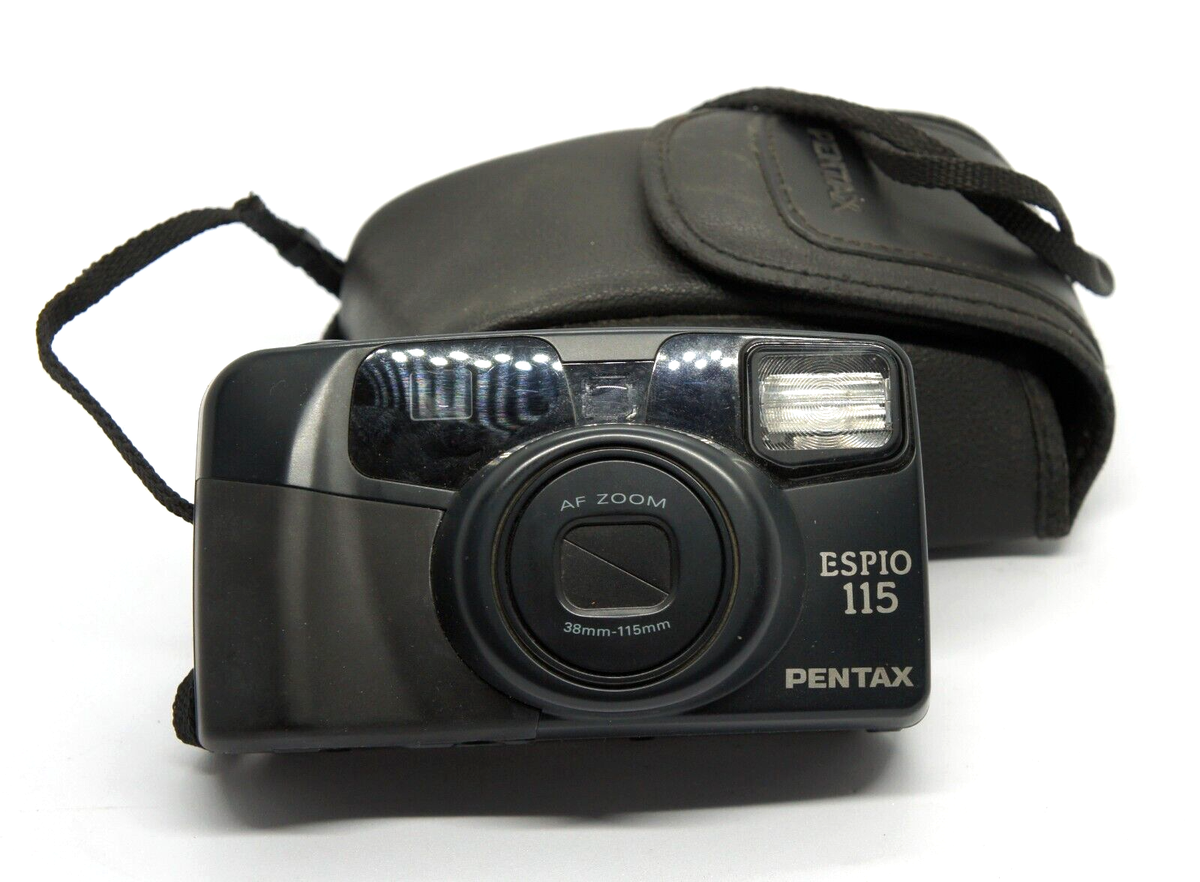 Pentax ESPIO 115 Point & Shoot 35mm Film Camera 38-115mm from