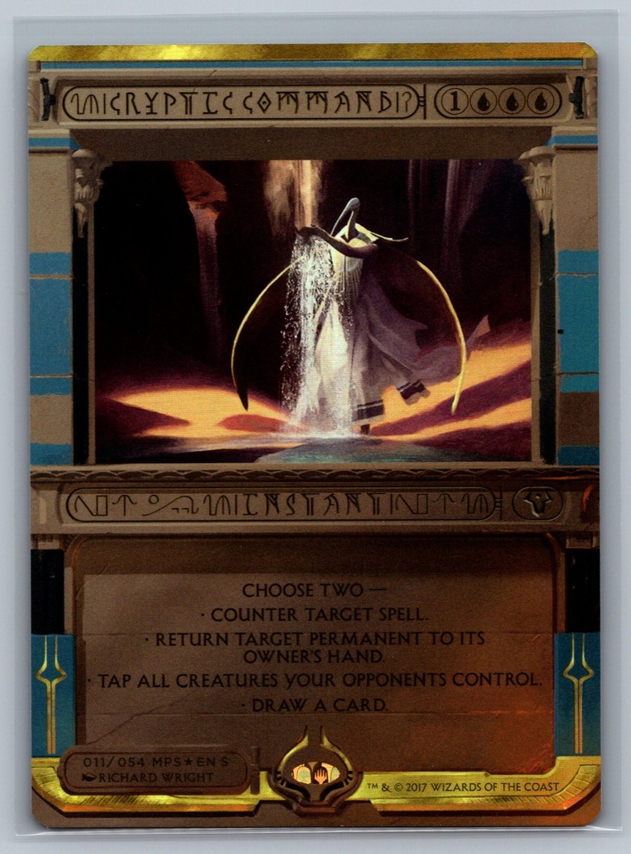 Magic MTG Masterpiece Series Amonkhet Invocations Cryptic Command