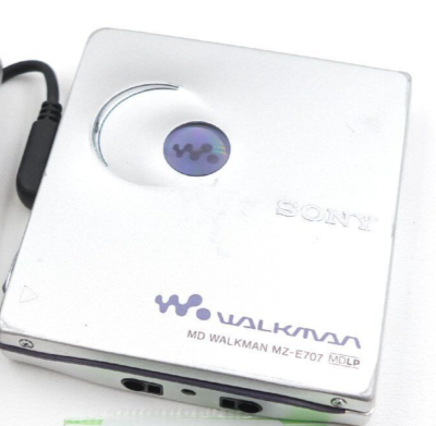 Sony MZ-E707 Minidisc Player MD Walkman Portable Silver Good | eBay