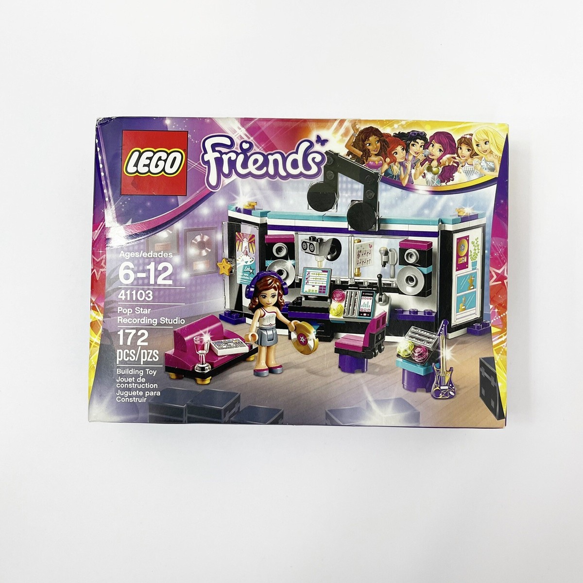 NEW SEALED Lego Friends 41103 Pop Star Record Studio 2015 Retired