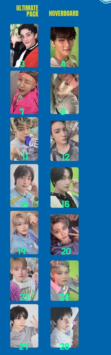 NCT DREAM - Go Back To The Future PHOTOCARD hoverboard/digipack