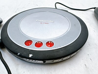 Panasonic SL-CT800 Portable CD Player WMA / MP3 Silver Black
