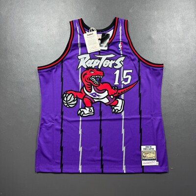 100% Authentic Vince Carter Mitchell Ness 98 99 Raptors Jersey