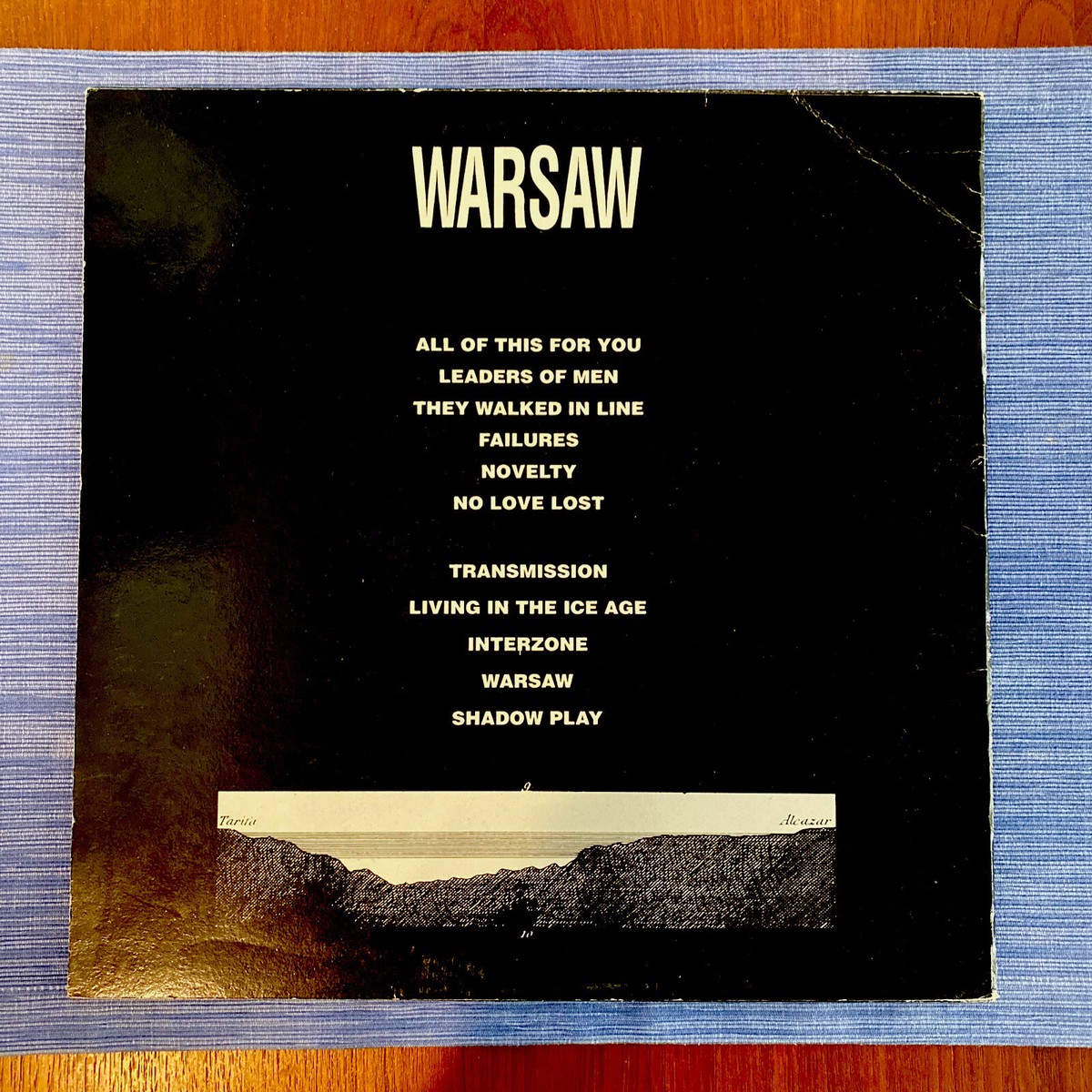 Warsaw, Joy Division, JD, Vinyl Record Album, Purple Label, RZM