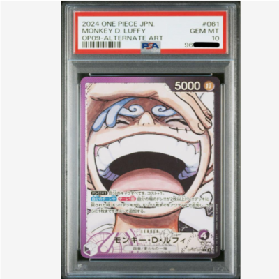 PSA10 Monkey D Luffy Leader Parallel OP09-061 L Parallel One Piece