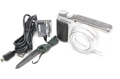 Olympus Stylus SH-60 Silver 16.0MP Compact Digital Camera 24x Zoom