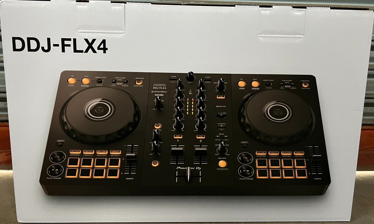 Pioneer DJ DDJ-FLX4 DJ Controller rekordbox Serato DJ Lite 2CH NEW