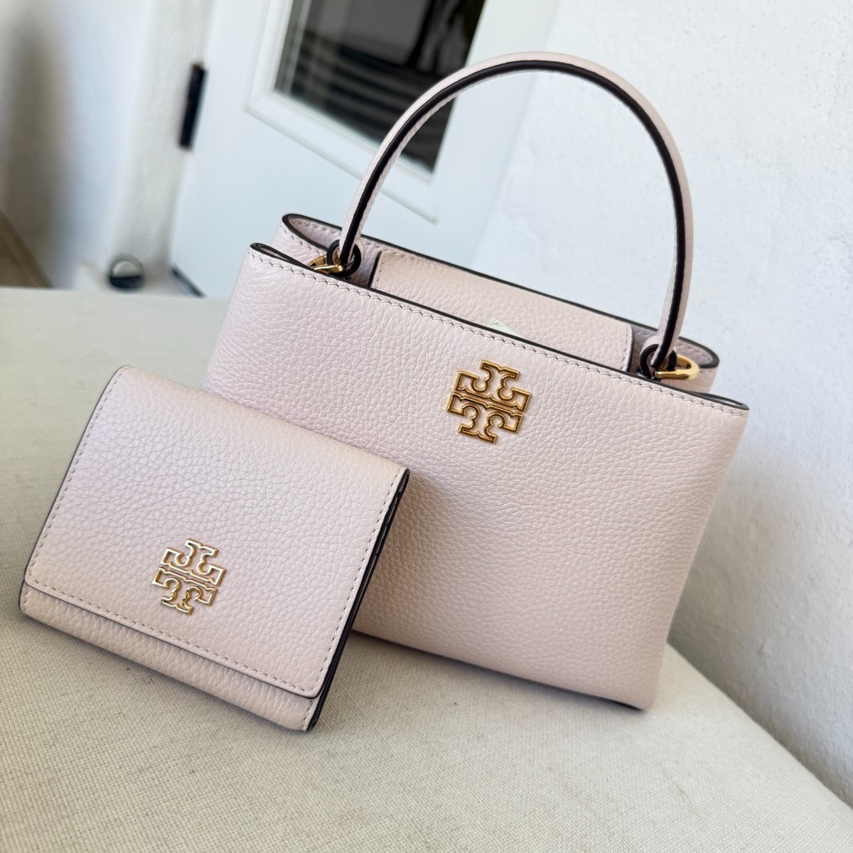 Bundle‼️Tory Burch Britten Mini Satchel 160641 & Wallet 159431
