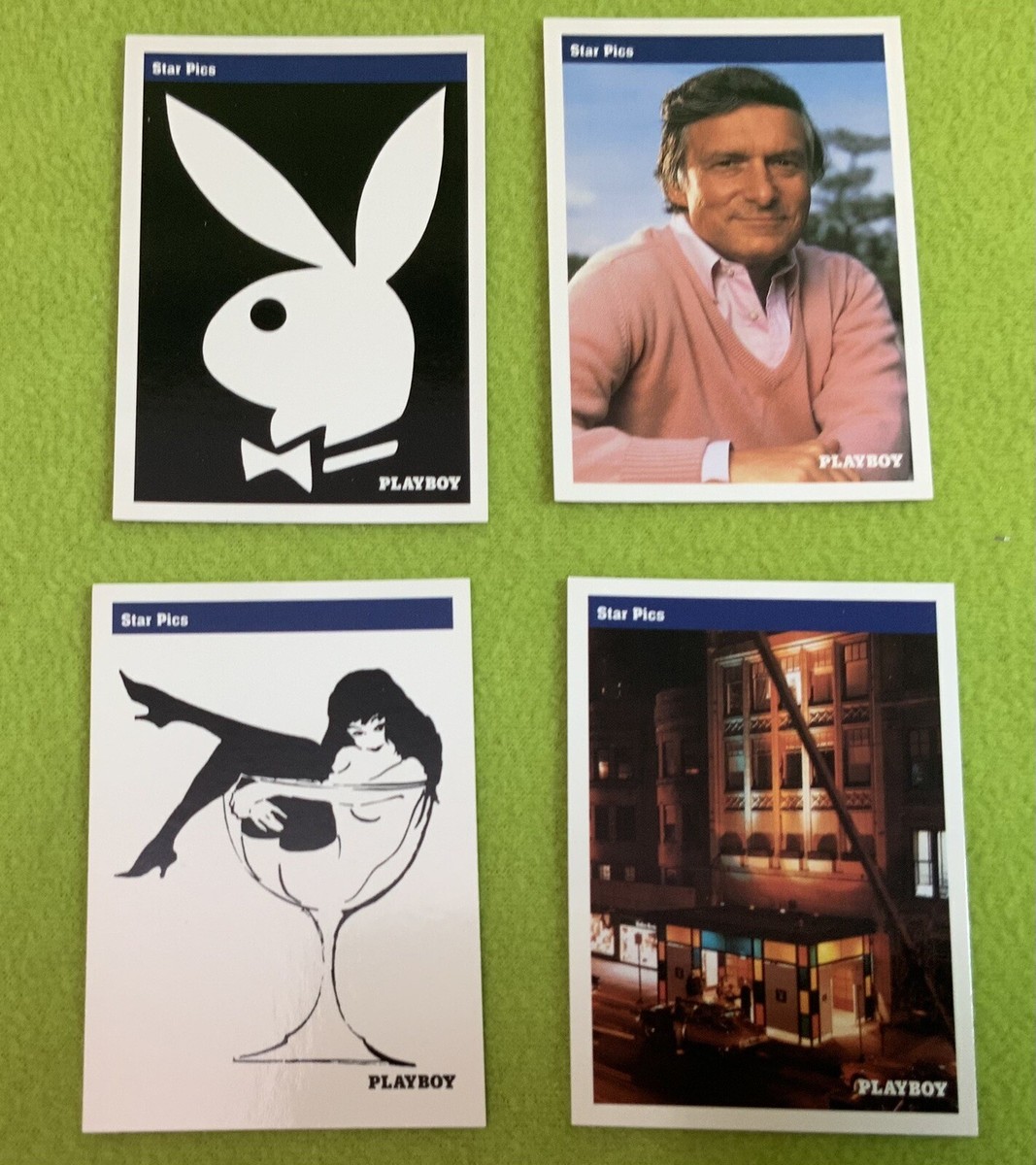 1992 Playboy Commemorative Card Art Set 72 cards Complete set Near