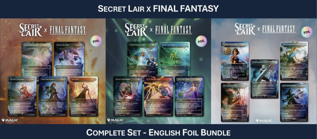 MTG Secret Lair FF weapons 日本語版 Foil 日本語版】FOIL MTG Secret