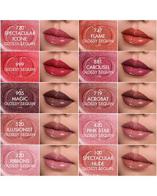 DIOR Rouge Forever Liquid Sequin Duo Lipstick #420 Pink Star