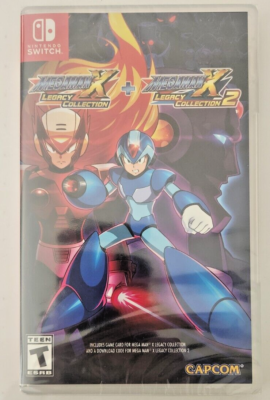 Mega Man X 1 + 2 & Zero/ZX Legacy Collection Switch Brand New Game