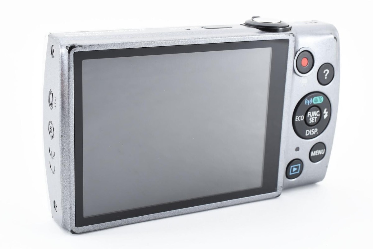 Canon PowerShot A3500 IS 5x Zoom Lens Digital Camera Silver Tested