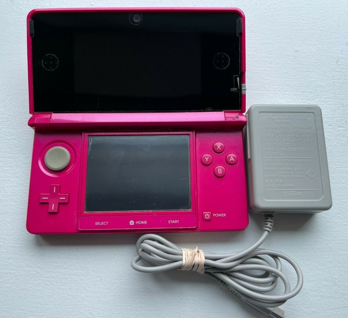 Nintendo 3DS Console - Gloss Pink - Japanese Import - Good