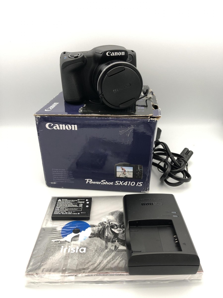 Canon PowerShot SX410 IS 20.0MP Digital Camera - Black for sale