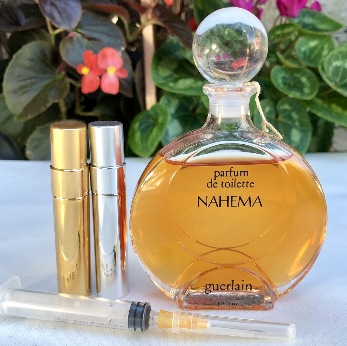 💝Vintage NAHEMA Guerlain PDT 1.7oz 50ml Perfume Splash NOS +