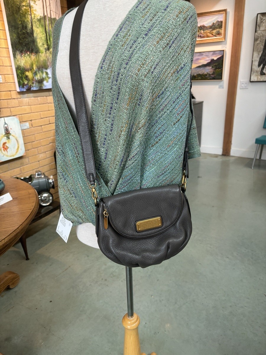 Marc Jacobs Natasha Mini Crossbody - Faded Aluminum | eBay