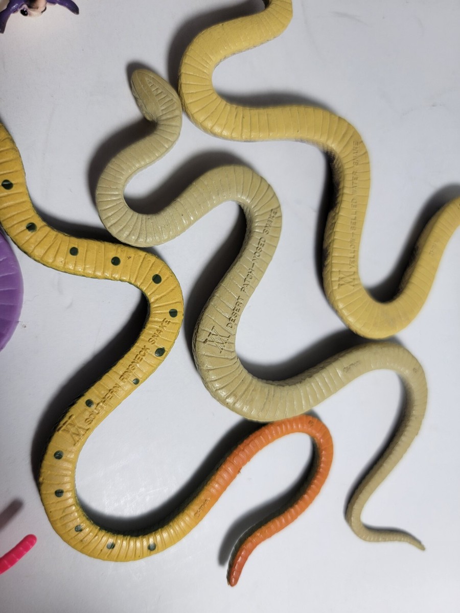 Vintage XX Snakes, Scorpion & Bugs vinyl plastic figures | eBay